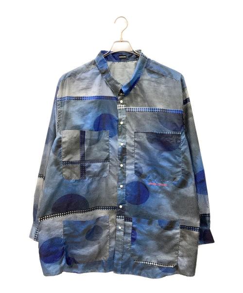 bodysong.（ボディソング）bodysong. (ボディソング) SMILE DOTS SH シャツ ブルー サイズ:-の古着・服飾アイテム