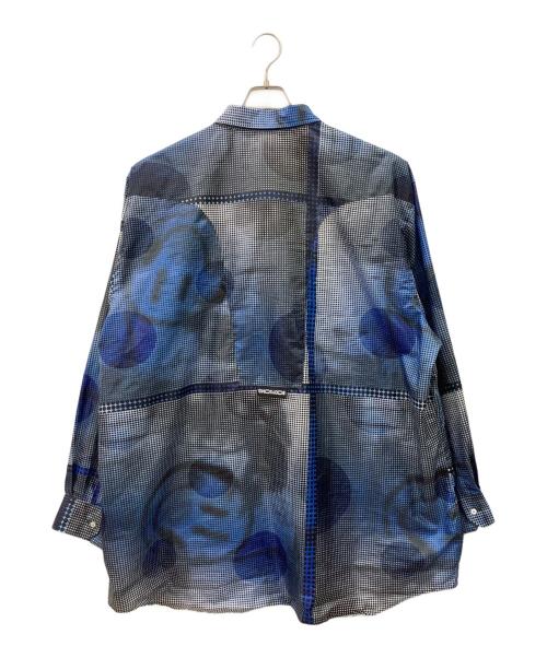 bodysong.（ボディソング）bodysong. (ボディソング) SMILE DOTS SH シャツ ブルー サイズ:-の古着・服飾アイテム