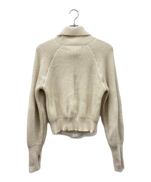 TODAYFUL（トゥデイフル）TODAYFUL (トゥデイフル) ウォッシュドウールジップニット アイボリー サイズ:FREEの古着・服飾アイテム