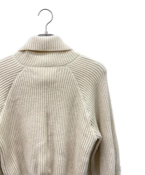 TODAYFUL（トゥデイフル）TODAYFUL (トゥデイフル) ウォッシュドウールジップニット アイボリー サイズ:FREEの古着・服飾アイテム