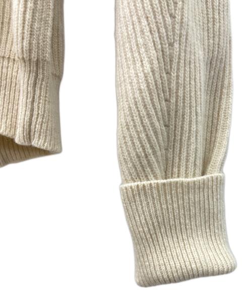 TODAYFUL（トゥデイフル）TODAYFUL (トゥデイフル) ウォッシュドウールジップニット アイボリー サイズ:FREEの古着・服飾アイテム