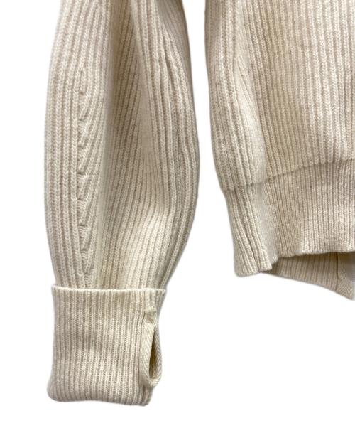 TODAYFUL（トゥデイフル）TODAYFUL (トゥデイフル) ウォッシュドウールジップニット アイボリー サイズ:FREEの古着・服飾アイテム