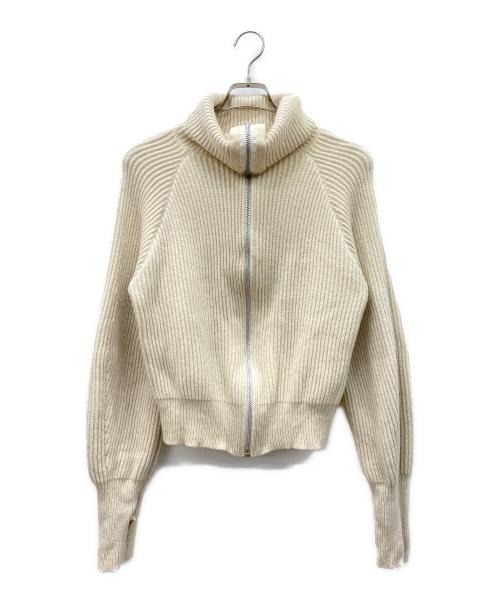 TODAYFUL（トゥデイフル）TODAYFUL (トゥデイフル) ウォッシュドウールジップニット アイボリー サイズ:FREEの古着・服飾アイテム