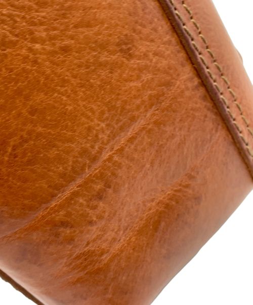 analogico（アナロジコ）analogico (アナロジコ) ボタンミニショルダーバッグ ブラウンの古着・服飾アイテム