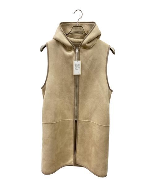 Whim Gazette（ウィムガゼット）Whim Gazette (ウィムガゼット) ジレ ベージュ サイズ:FREE 未使用品の古着・服飾アイテム