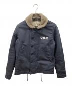AVIREXアヴィレックス）の古着「N-1 デッキジャケット」｜ブラック