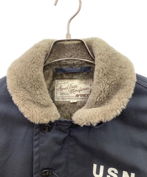 AVIREX（アヴィレックス）AVIREX (アヴィレックス) N-1 デッキジャケット ブラック サイズ:Mの古着・服飾アイテム