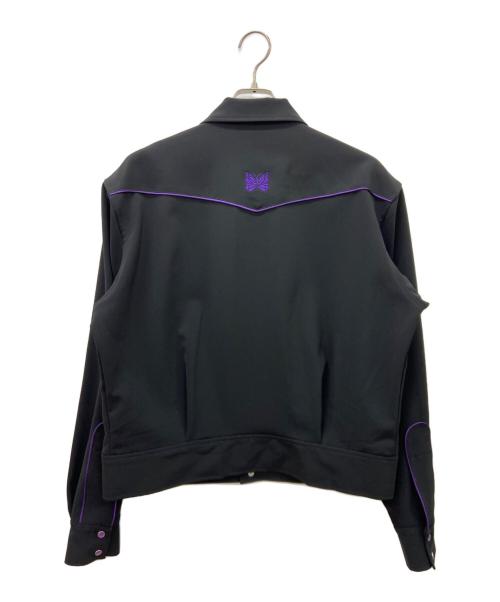 Needles（ニードルズ）Needles (ニードルズ) パイピング カウボーイ ジャケット ブラック×パープル サイズ:Sの古着・服飾アイテム