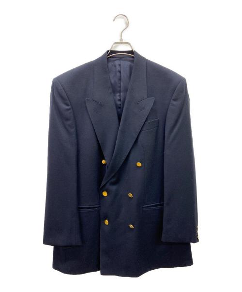 Burberry's（バーバリーズ）Burberry's (バーバリーズ) ダブルジャケット ネイビー サイズ:Mの古着・服飾アイテム