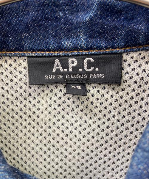 A.P.C.（アーペーセー）A.P.C. (アーペーセー) デニムジャケット インディゴ サイズ:XSの古着・服飾アイテム