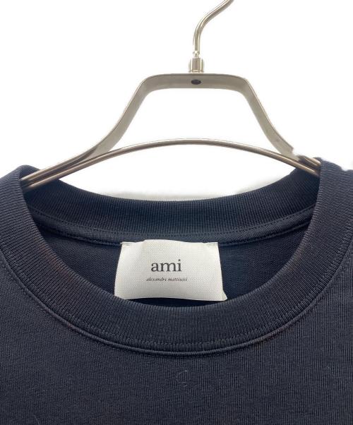 ami（アミ）ami (アミ) クルーネックカットソー ブラック サイズ:不明の古着・服飾アイテム
