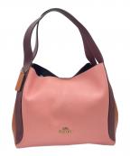 COACHコーチ）の古着「ワンショルダーバッグ」｜ピンク×ブラウン