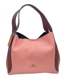 COACH（コーチ）の古着「ワンショルダーバッグ」｜ピンク×ブラウン