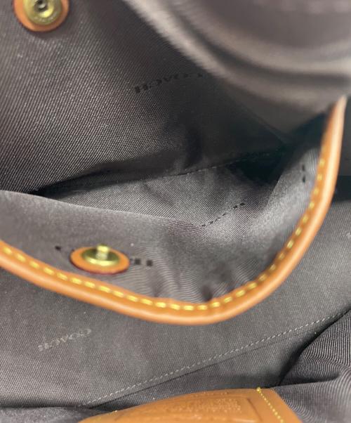 COACH（コーチ）COACH (コーチ) ワンショルダーバッグ ピンク×ブラウンの古着・服飾アイテム