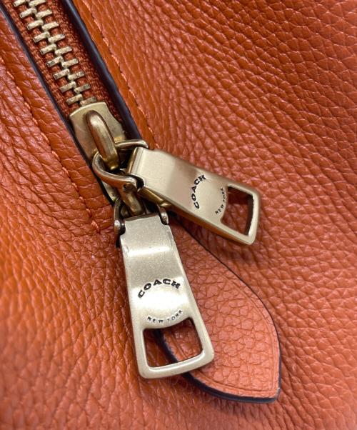 COACH（コーチ）COACH (コーチ) ワンショルダーバッグ ピンク×ブラウンの古着・服飾アイテム