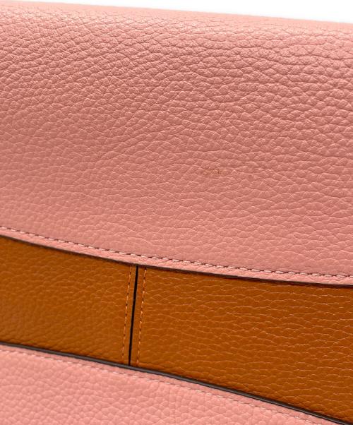COACH（コーチ）COACH (コーチ) ワンショルダーバッグ ピンク×ブラウンの古着・服飾アイテム