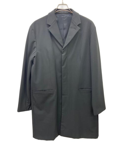 EMPORIO ARMANI（エンポリオ アルマーニ）EMPORIO ARMANI (エンポリオアルマーニ) チェスターコート ブラック サイズ:48の古着・服飾アイテム
