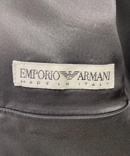 EMPORIO ARMANI（エンポリオ アルマーニ）EMPORIO ARMANI (エンポリオアルマーニ) チェスターコート ブラック サイズ:48の古着・服飾アイテム