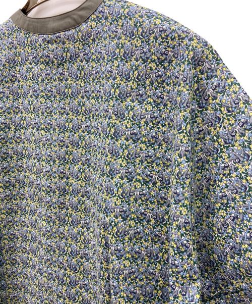 Marble SUD（マーブルシュッド）Marble SUD (マーブルシュッド) クロップドシャツ グリーン×イエロー サイズ:FREE 未使用品の古着・服飾アイテム