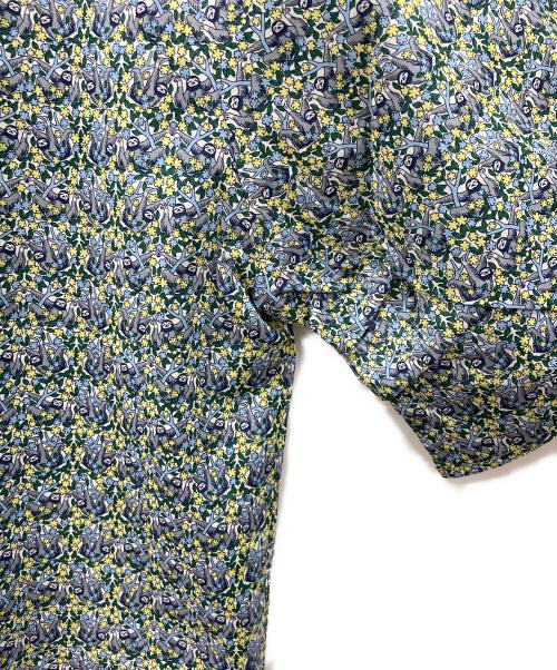 Marble SUD（マーブルシュッド）Marble SUD (マーブルシュッド) クロップドシャツ グリーン×イエロー サイズ:FREE 未使用品の古着・服飾アイテム