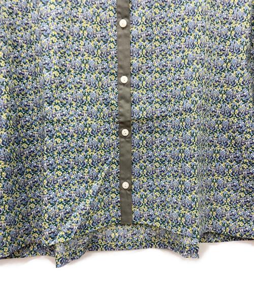 Marble SUD（マーブルシュッド）Marble SUD (マーブルシュッド) クロップドシャツ グリーン×イエロー サイズ:FREE 未使用品の古着・服飾アイテム