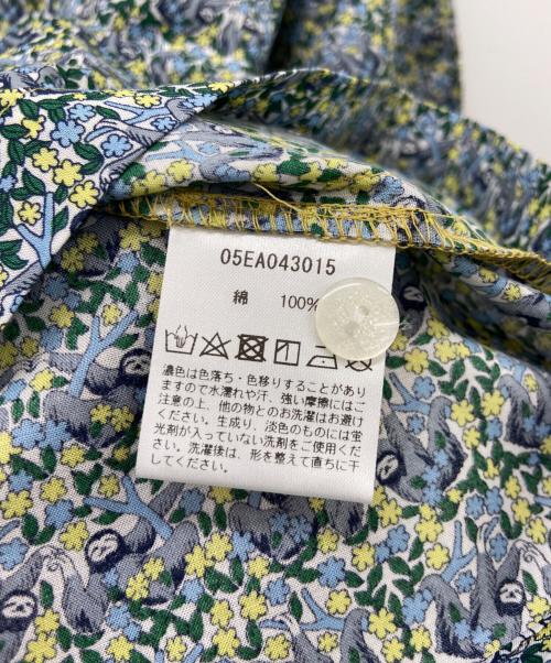 Marble SUD（マーブルシュッド）Marble SUD (マーブルシュッド) クロップドシャツ グリーン×イエロー サイズ:FREE 未使用品の古着・服飾アイテム