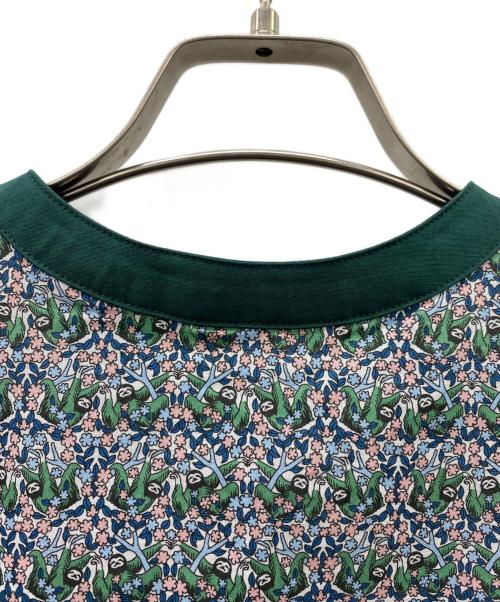 Marble SUD（マーブルシュッド）Marble SUD (マーブルシュッド) クロップドシャツ グリーン×ピンク サイズ:FREE 未使用品の古着・服飾アイテム