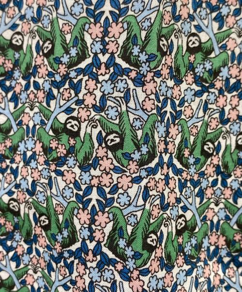 Marble SUD（マーブルシュッド）Marble SUD (マーブルシュッド) クロップドシャツ グリーン×ピンク サイズ:FREE 未使用品の古着・服飾アイテム