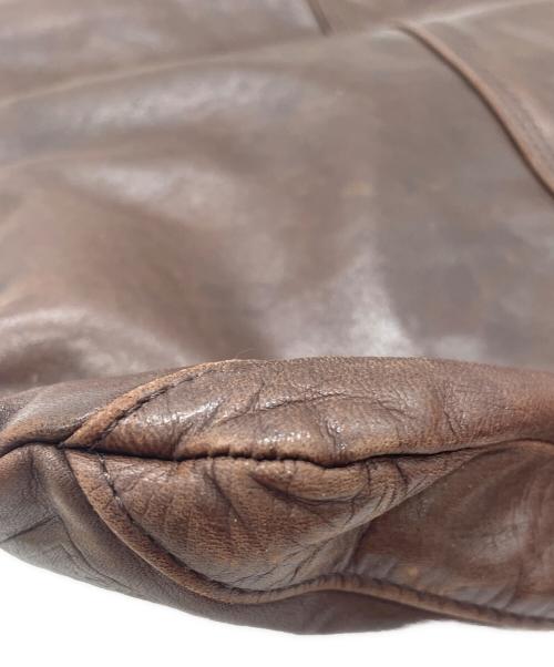 PORTER（ポーター）PORTER (ポーター) レザーショルダーバッグ ブラウンの古着・服飾アイテム