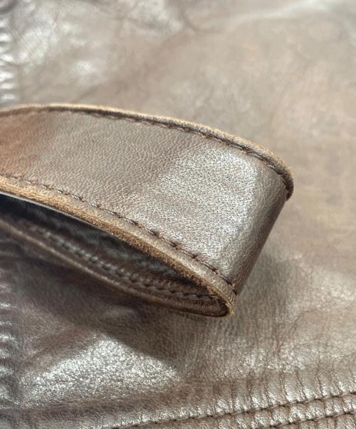 PORTER（ポーター）PORTER (ポーター) レザーショルダーバッグ ブラウンの古着・服飾アイテム