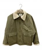 M.P Studiosエムピーストゥディオ）の古着「ミリタリージャケット」｜グリーン×アイボリー