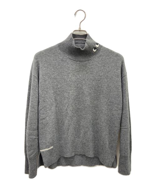 ANYA HINDMARCH（アニヤ・ハインドマーチ）ANYA HINDMARCH (アニヤハインドマーチ) UNIQLO (ユニクロ) カシミヤニット グレー サイズ:Mの古着・服飾アイテム