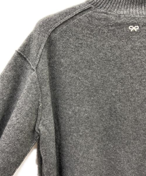 ANYA HINDMARCH（アニヤ・ハインドマーチ）ANYA HINDMARCH (アニヤハインドマーチ) UNIQLO (ユニクロ) カシミヤニット グレー サイズ:Mの古着・服飾アイテム