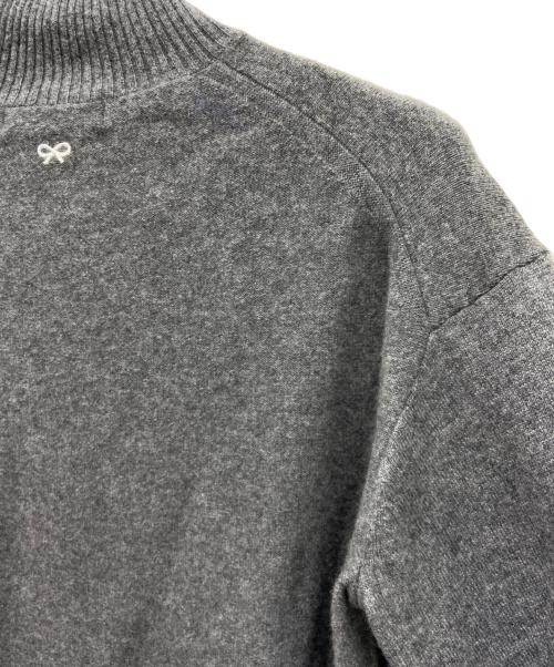 ANYA HINDMARCH（アニヤ・ハインドマーチ）ANYA HINDMARCH (アニヤハインドマーチ) UNIQLO (ユニクロ) カシミヤニット グレー サイズ:Mの古着・服飾アイテム