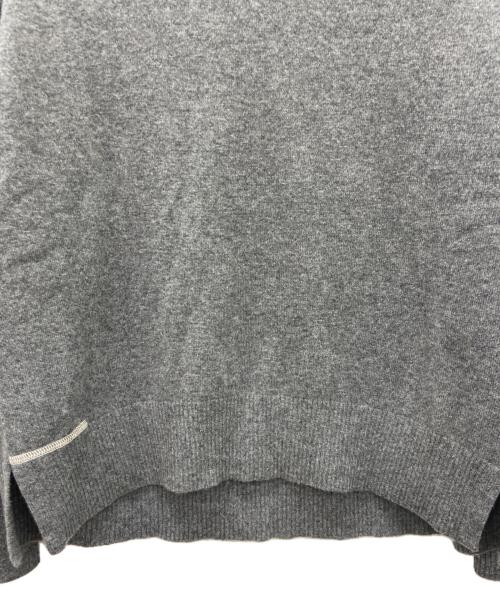 ANYA HINDMARCH（アニヤ・ハインドマーチ）ANYA HINDMARCH (アニヤハインドマーチ) UNIQLO (ユニクロ) カシミヤニット グレー サイズ:Mの古着・服飾アイテム