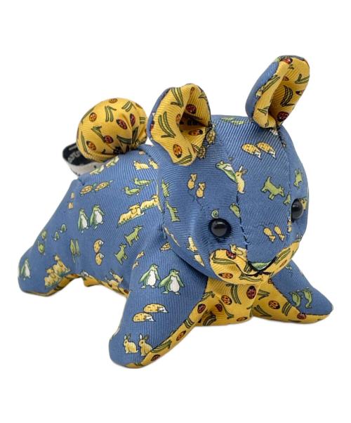 Salvatore Ferragamo（サルヴァトーレ フェラガモ）Salvatore Ferragamo (サルヴァトーレ フェラガモ) バッグチャーム ブルー×イエローの古着・服飾アイテム