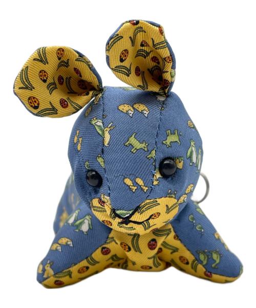 Salvatore Ferragamo（サルヴァトーレ フェラガモ）Salvatore Ferragamo (サルヴァトーレ フェラガモ) バッグチャーム ブルー×イエローの古着・服飾アイテム