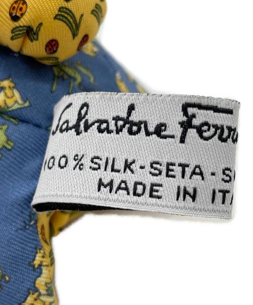Salvatore Ferragamo（サルヴァトーレ フェラガモ）Salvatore Ferragamo (サルヴァトーレ フェラガモ) バッグチャーム ブルー×イエローの古着・服飾アイテム