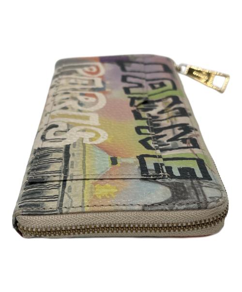 IANNE（イアンヌ）IANNE (イアンヌ) ラウンドファスナー長財布/トラベルパリシリーズ マルチカラーの古着・服飾アイテム