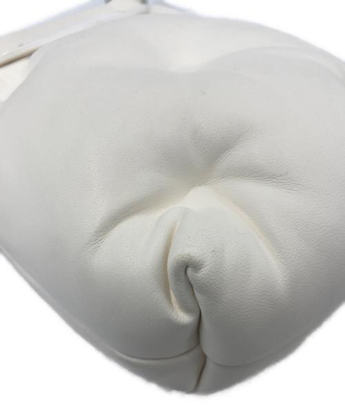 Maison Margiela（メゾンマルジェラ）Maison Margiela (メゾンマルジェラ) ポルタフォリオ レザー ミニポシェット ホワイトの古着・服飾アイテム