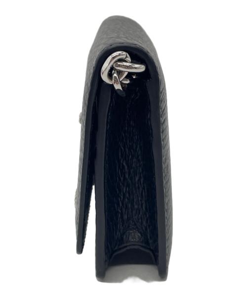 Maison Margiela（メゾンマルジェラ）Maison Margiela (メゾンマルジェラ) SMALL CHAIN WALLET ブラックの古着・服飾アイテム