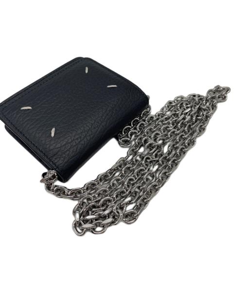 Maison Margiela（メゾンマルジェラ）Maison Margiela (メゾンマルジェラ) SMALL CHAIN WALLET ブラックの古着・服飾アイテム