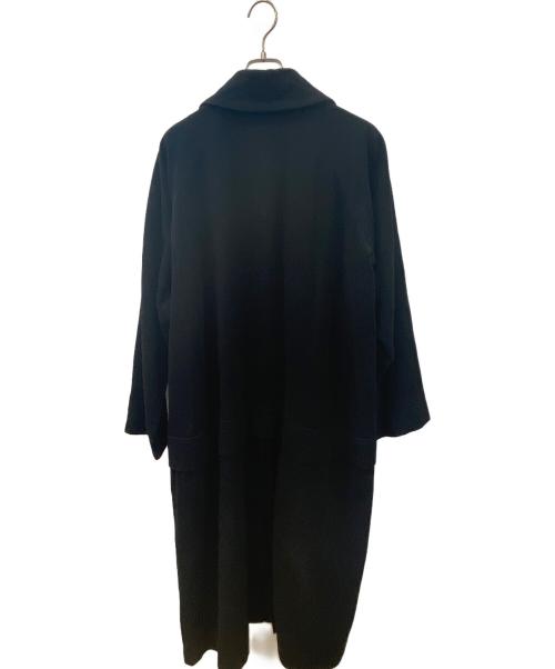 Y's（ワイズ）Y's (ワイズ) ジップアップステンカラーコート ブラック サイズ:不明の古着・服飾アイテム