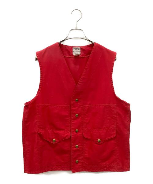 FILSON（フィルソン）FILSON (フィルソン) ハンティングベスト レッド サイズ:40の古着・服飾アイテム