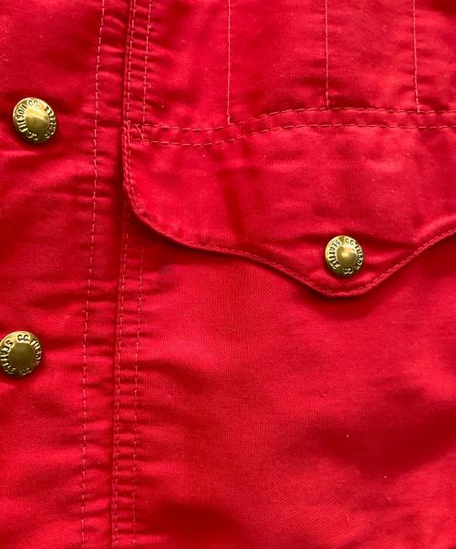 FILSON（フィルソン）FILSON (フィルソン) ハンティングベスト レッド サイズ:40の古着・服飾アイテム