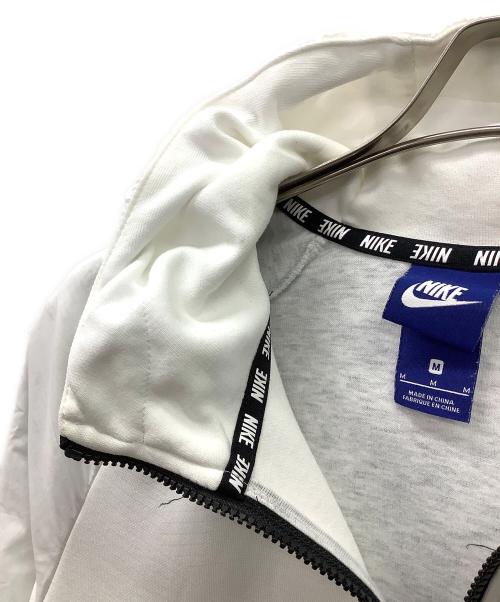 NIKE（ナイキ）NIKE (ナイキ) フルジップシーズナルフーディ アイボリー×グレー サイズ:Mの古着・服飾アイテム