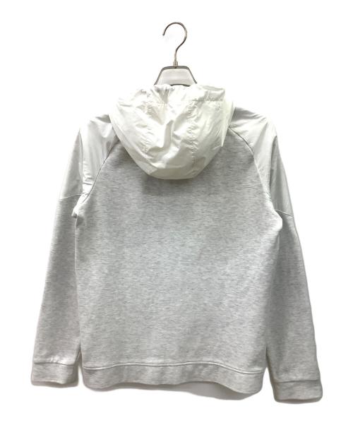 NIKE（ナイキ）NIKE (ナイキ) フルジップシーズナルフーディ アイボリー×グレー サイズ:Mの古着・服飾アイテム
