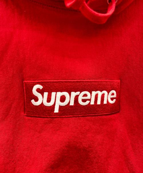 SUPREME（シュプリーム）Supreme (シュプリーム) プルオーバーパーカー レッド サイズ:Sの古着・服飾アイテム