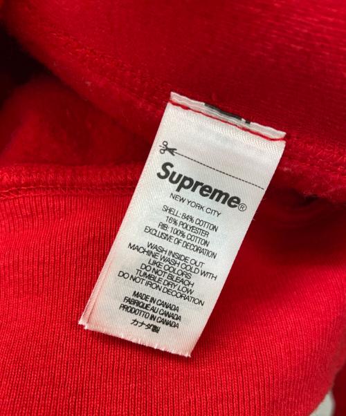 SUPREME（シュプリーム）Supreme (シュプリーム) プルオーバーパーカー レッド サイズ:Sの古着・服飾アイテム