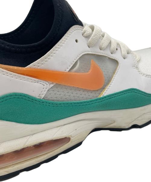 NIKE（ナイキ）NIKE (ナイキ) スニーカー ホワイト×グリーン サイズ:28cmの古着・服飾アイテム